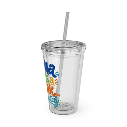 Mama needs a drank immediately Insulated Cup