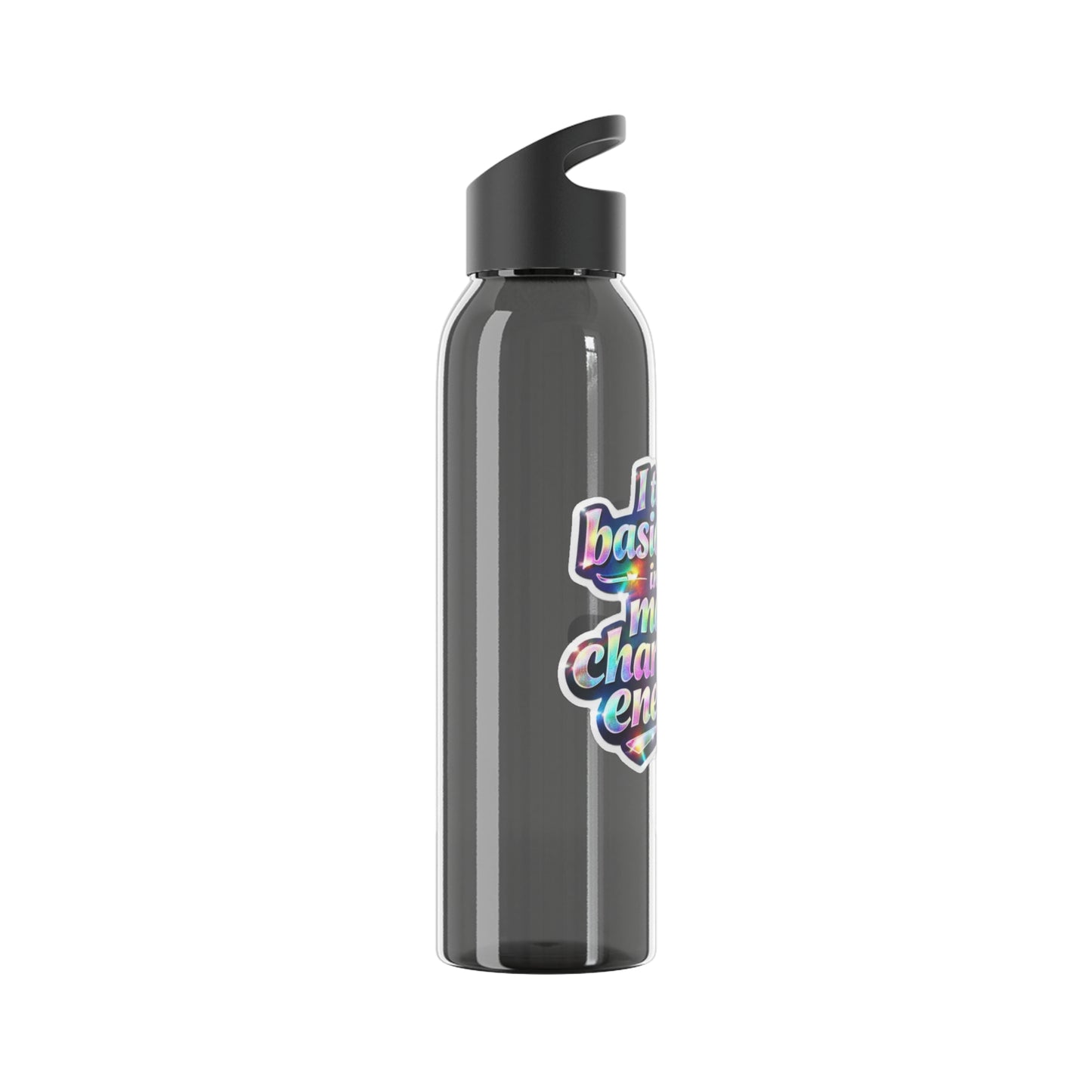 I turn basic sets into main character energy Water Bottle