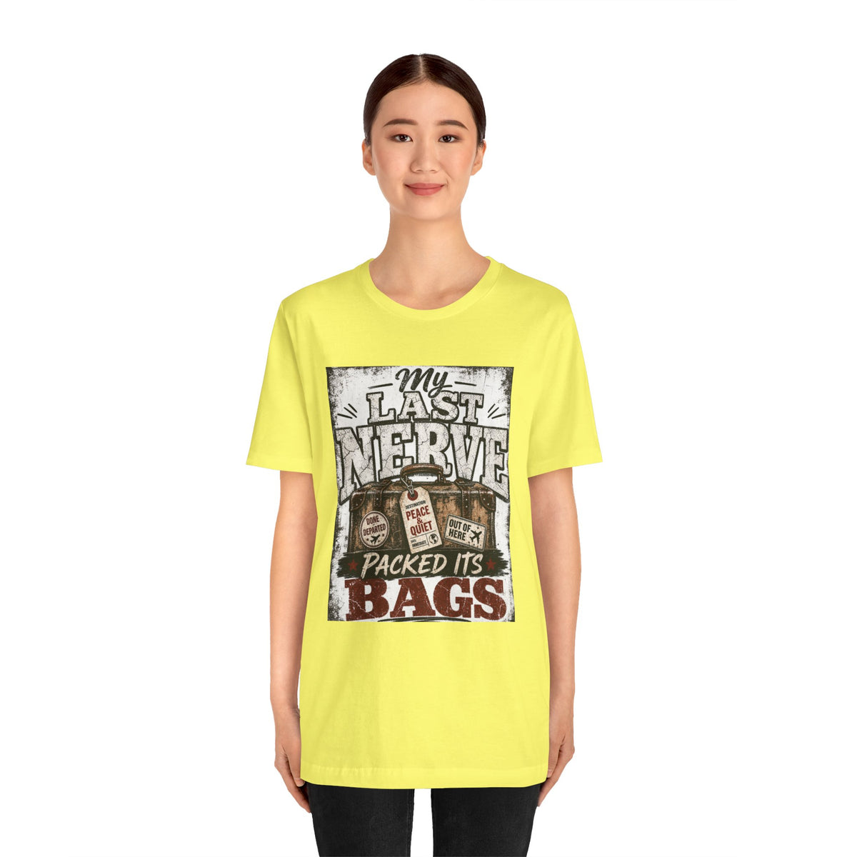 My last nerve packed it's bags T-shirt