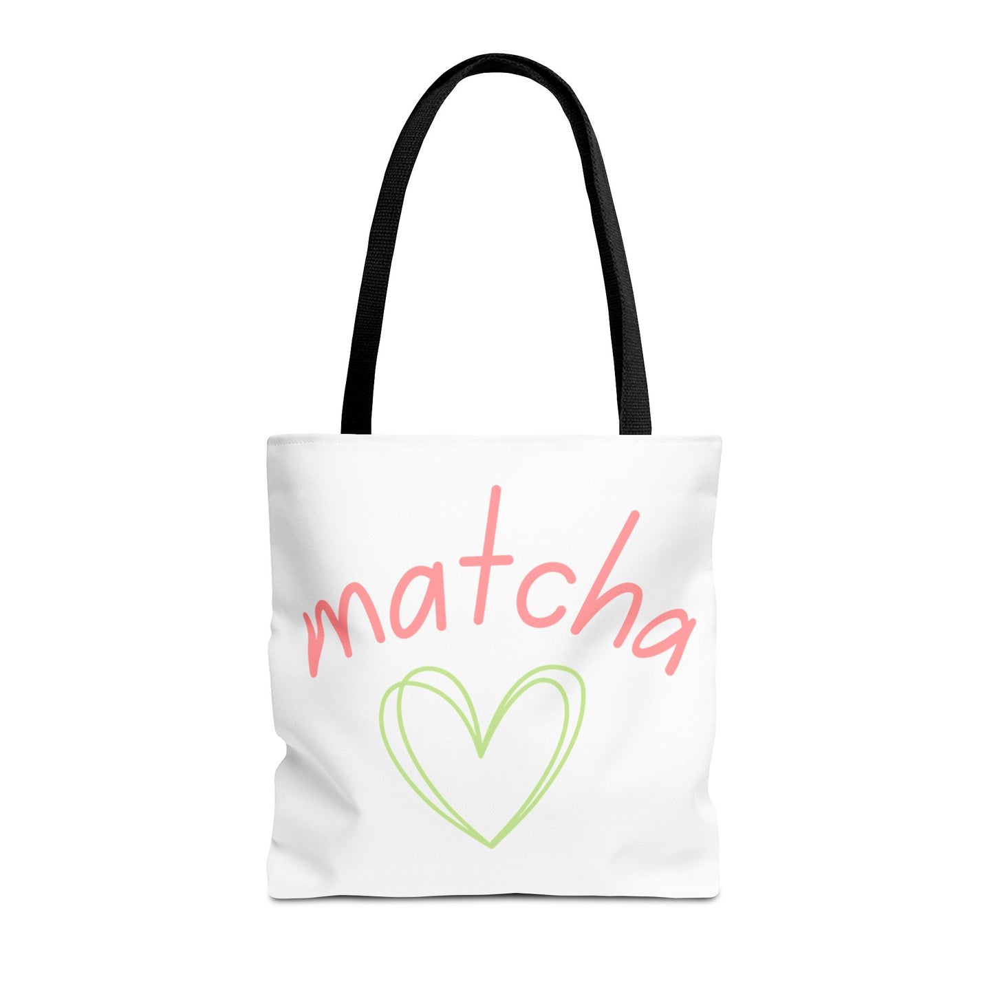 Matcha Heart Tote Bag