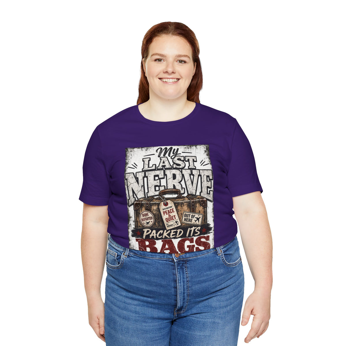 My last nerve packed it's bags T-shirt