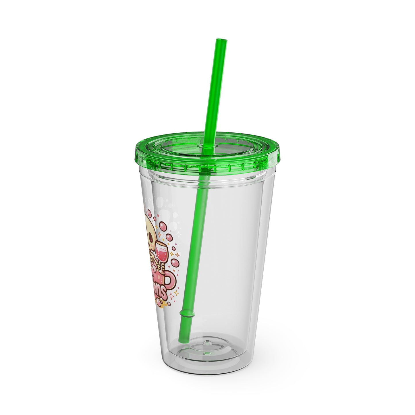 Pour decisions Clear Insulated Cup