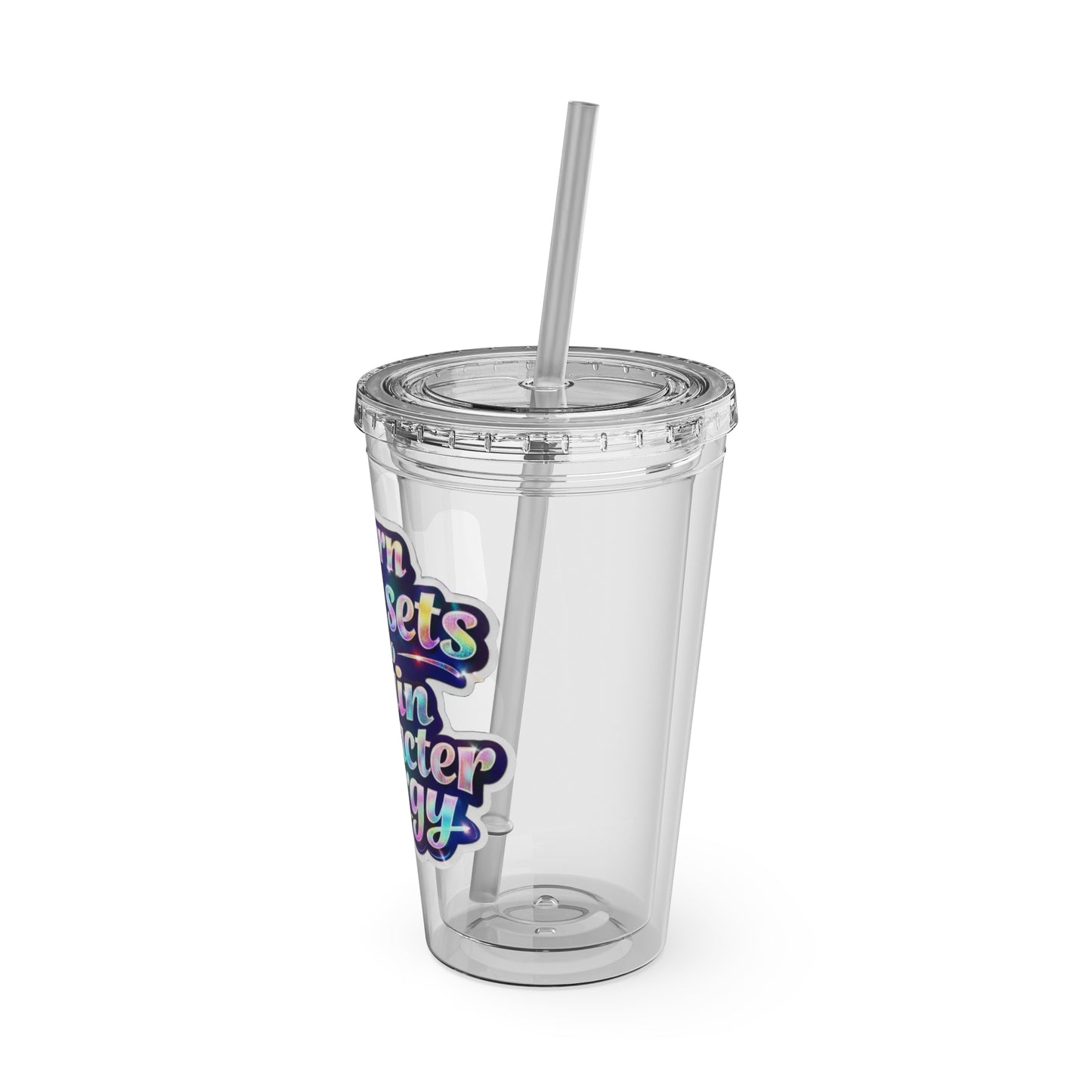 I turn basic sets into main character energy Clear Insulated Cup