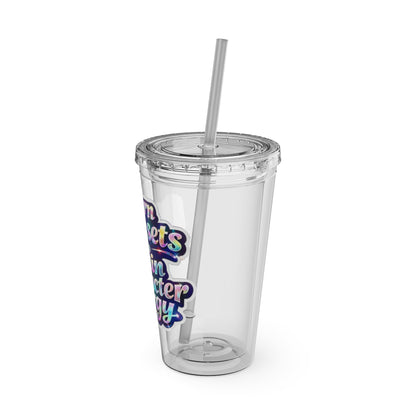 I turn basic sets into main character energy Clear Insulated Cup