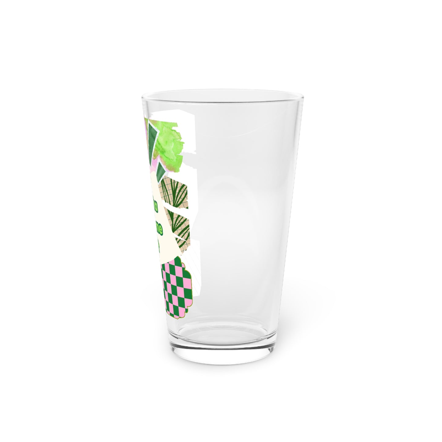 Matcha made me do it Beer Glass