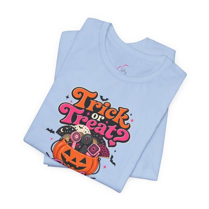 Trick or treat? Girl bring me a fan T-shirt