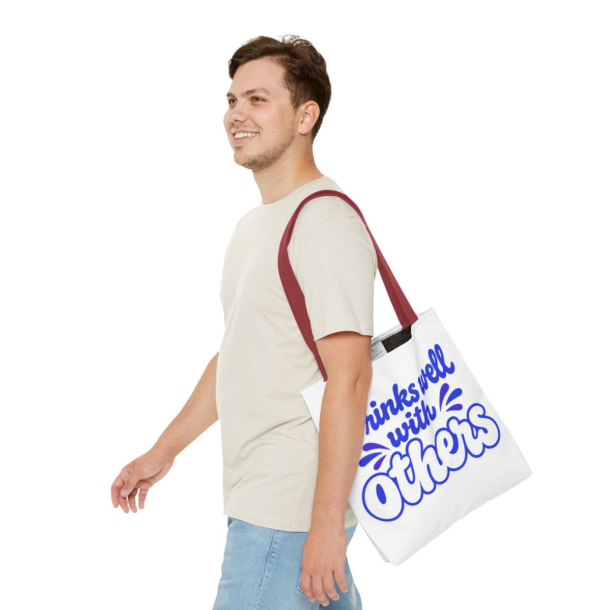 Drinks well with others Tote Bag