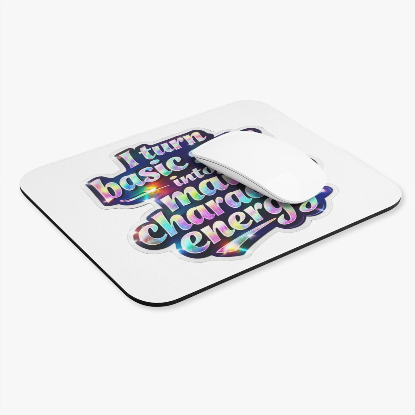 I turn basic sets into main character energy Mouse Pad