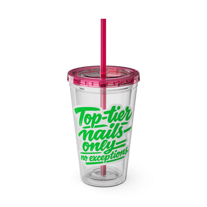 Top-tier nails only no exceptions Clear Insulated Cup