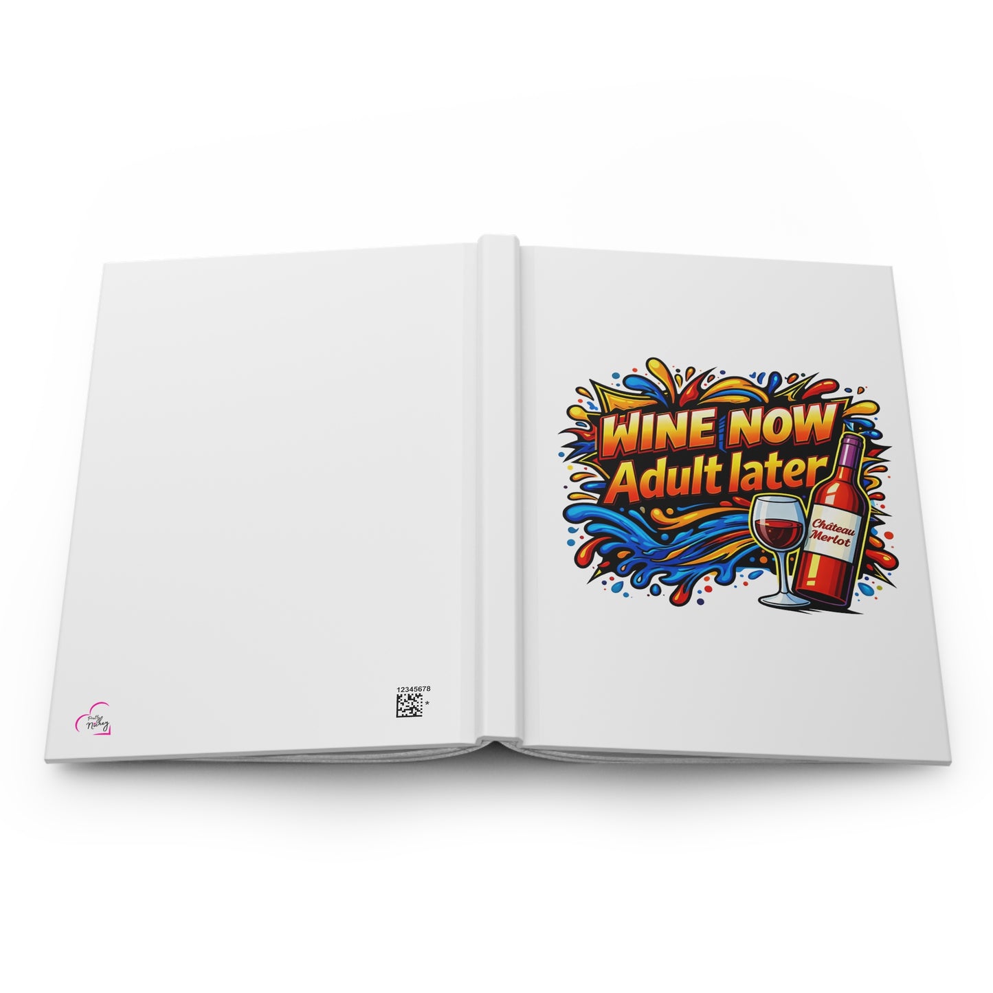 WINE NOW Adult later Hardcover Journal