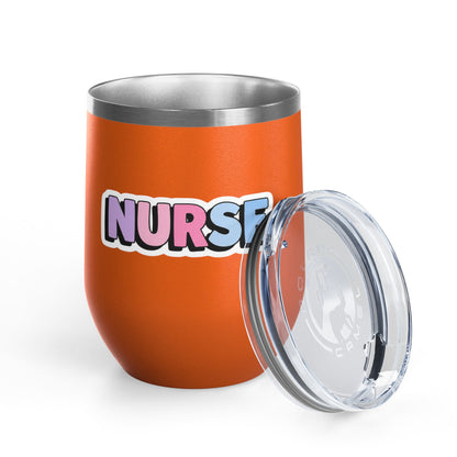 NURSE faux sticker Tumbler