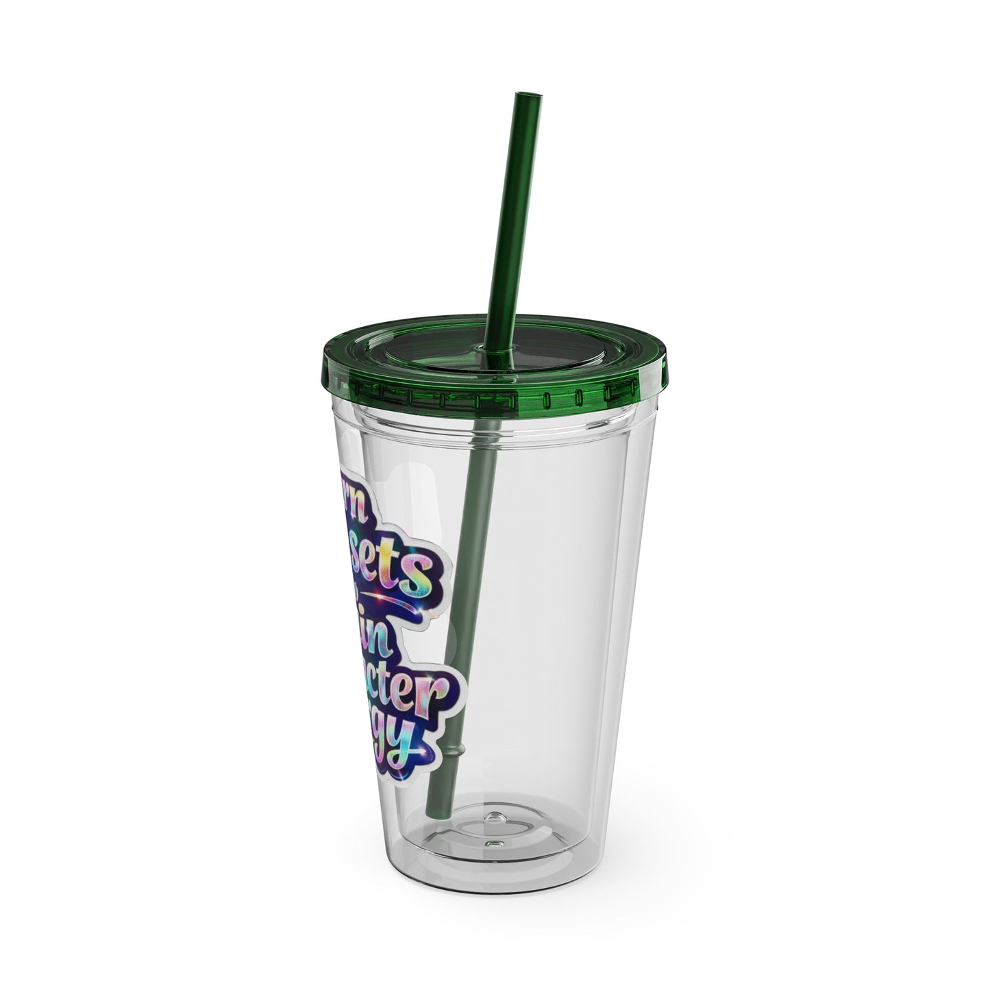 I turn basic sets into main character energy Clear Insulated Cup