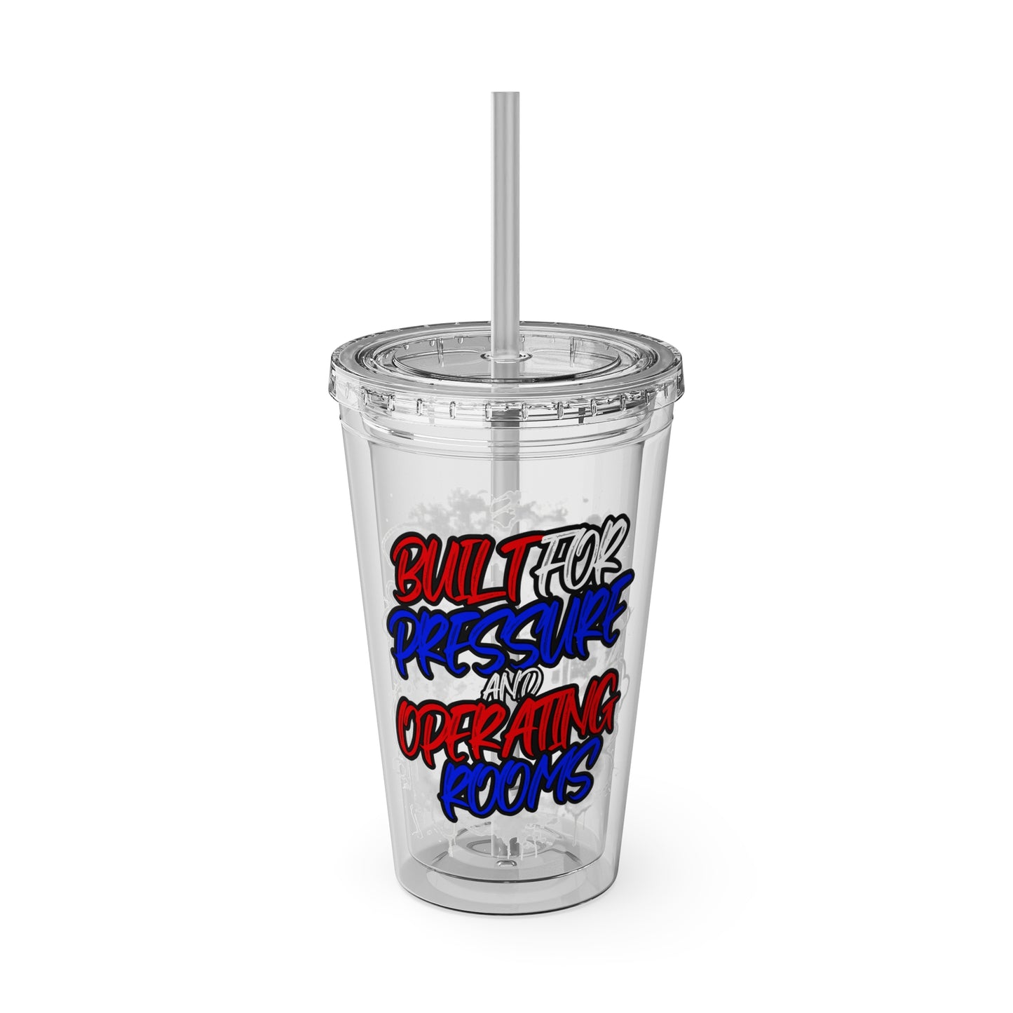 Built for pressure and operating rooms Clear Insulated Cup