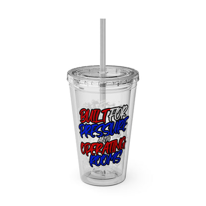Built for pressure and operating rooms Clear Insulated Cup