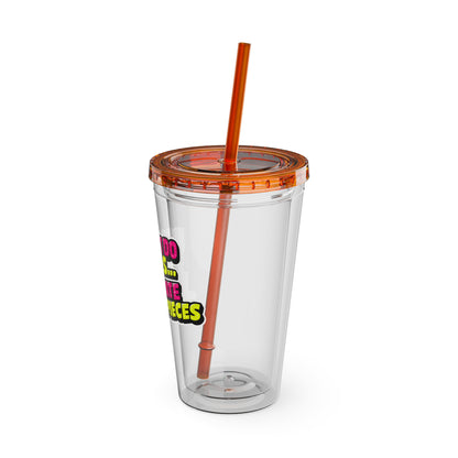 I don't do nails I create masterpieces Clear Insulated Cup