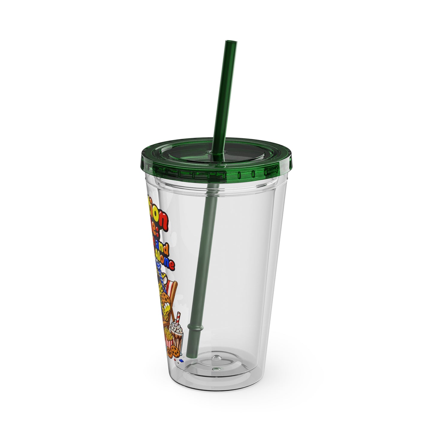 Vacation mode feed me and leave me alone Clear Insulated Cup