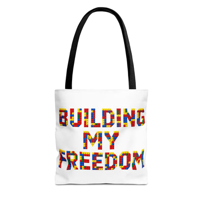 Building my freedom Tote Bag