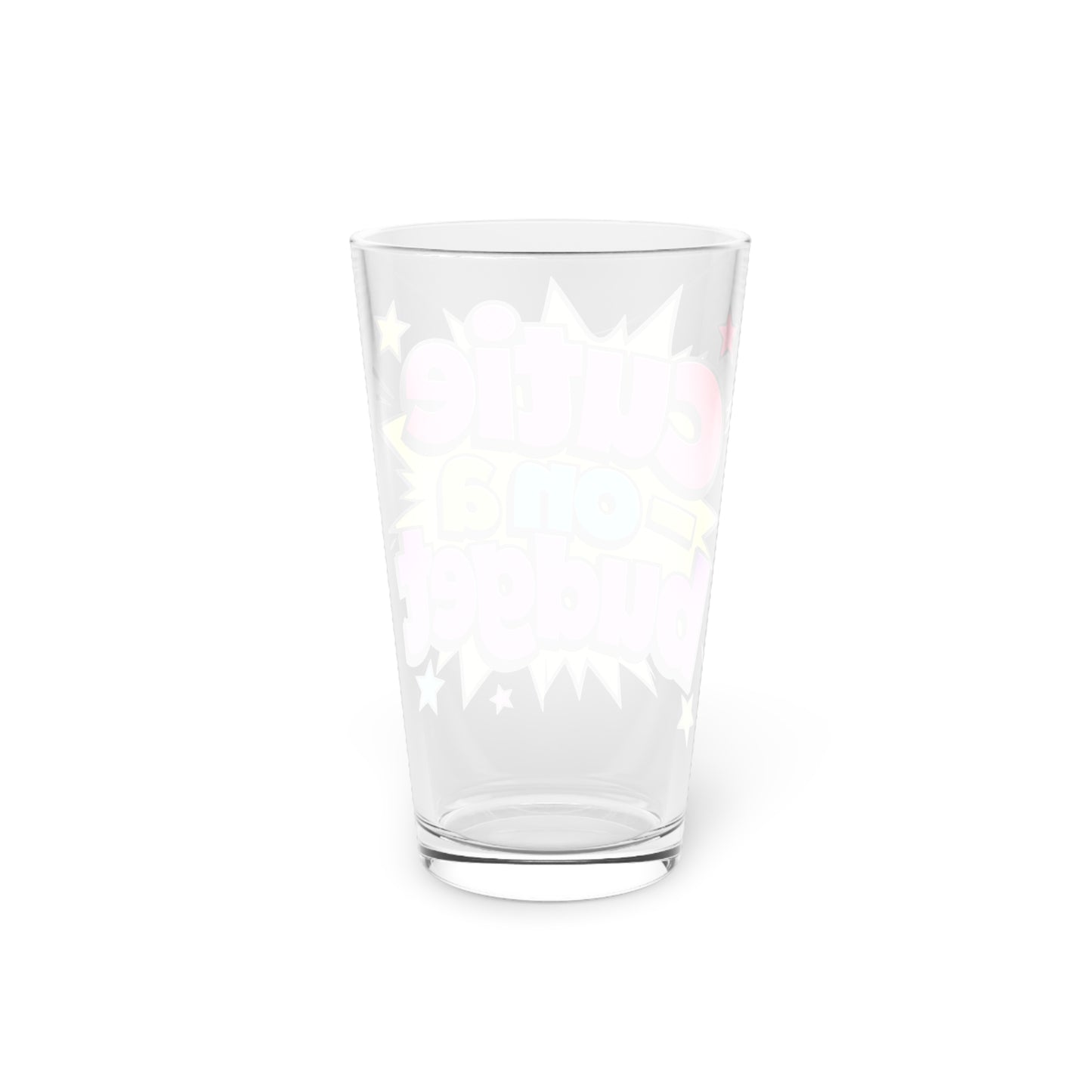 Cutie on a budget Beer Glass