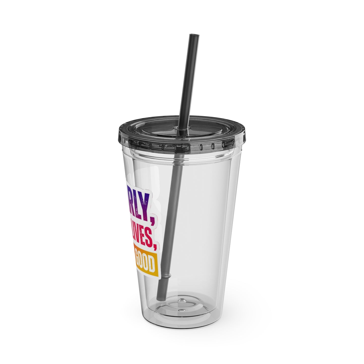 Up early, saving lives, looking good Clear Insulated Cup