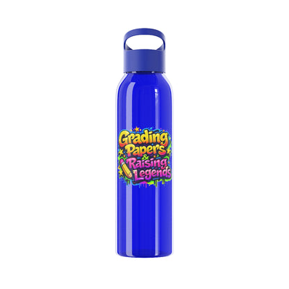 Grading papers & raising legends Water Bottle