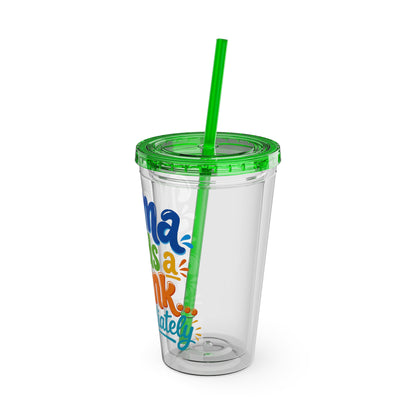 Mama needs a drank immediately Insulated Cup