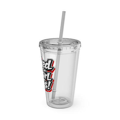 Booked because I'm that girl with the nails Clear Insulated Cup