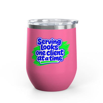 Serving looks one client at a time Tumbler