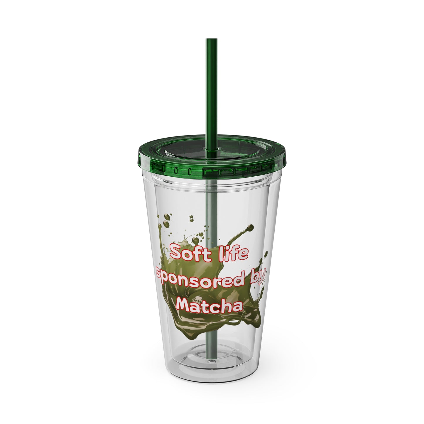 Soft life sponsored by Matcha Clear Insulated Cup