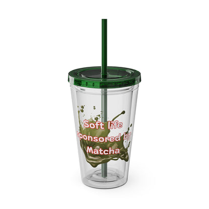Soft life sponsored by Matcha Clear Insulated Cup