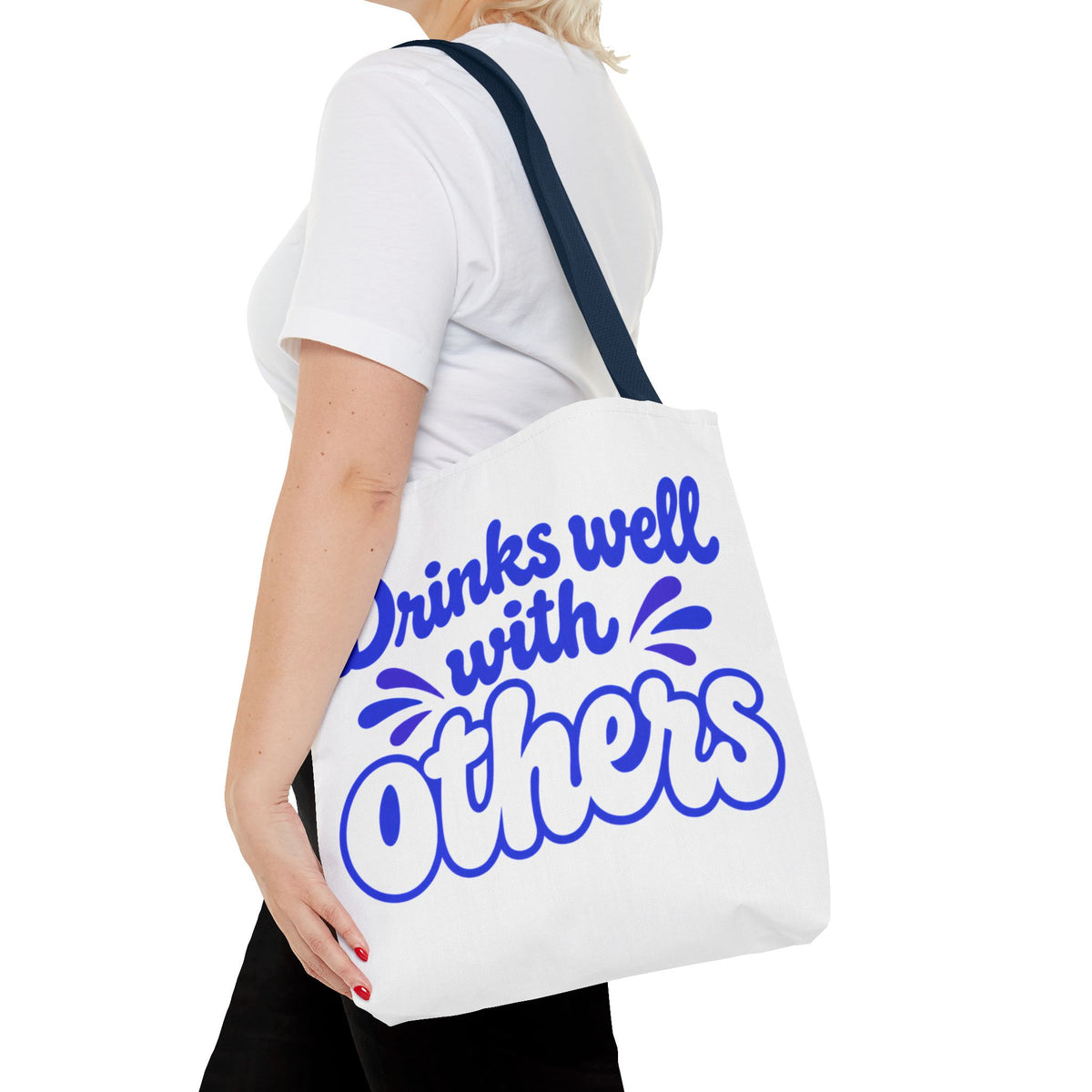Drinks well with others Tote Bag