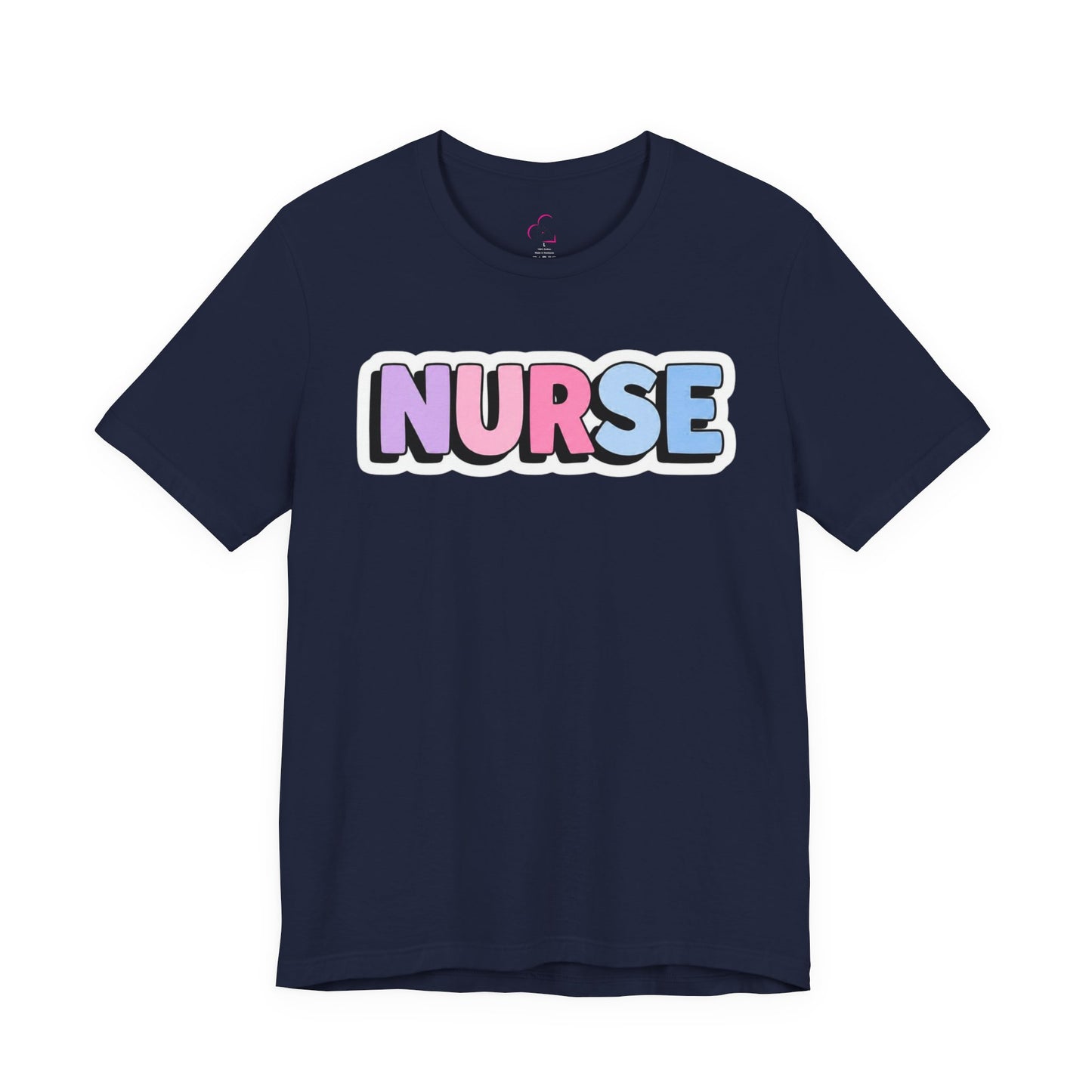 NURSE faux sticker T-shirt