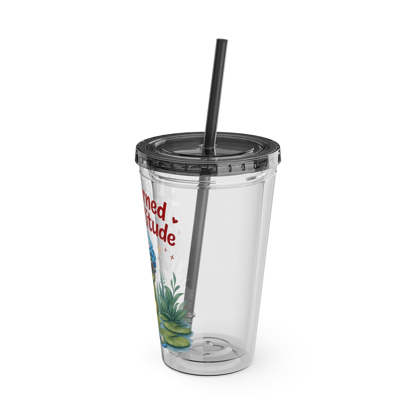 I've earned this attitude Clear Insulated Cup