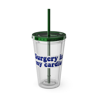 Surgery is my cardio Clear Insulated Cup