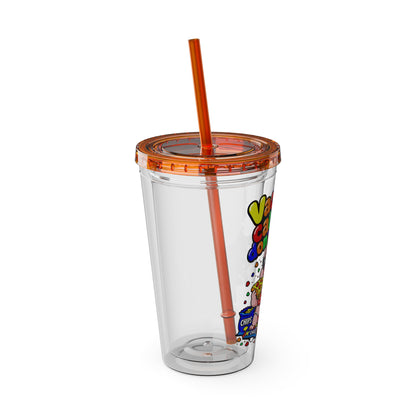 Vacation calories don't count Clear Insulated Cup