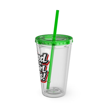Booked because I'm that girl with the nails Clear Insulated Cup