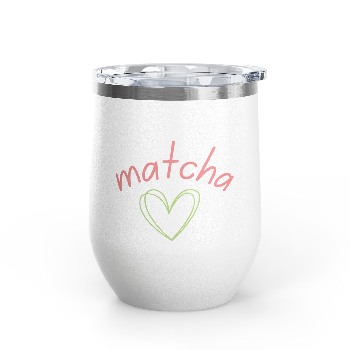 Matcha Heart Wine Tumbler