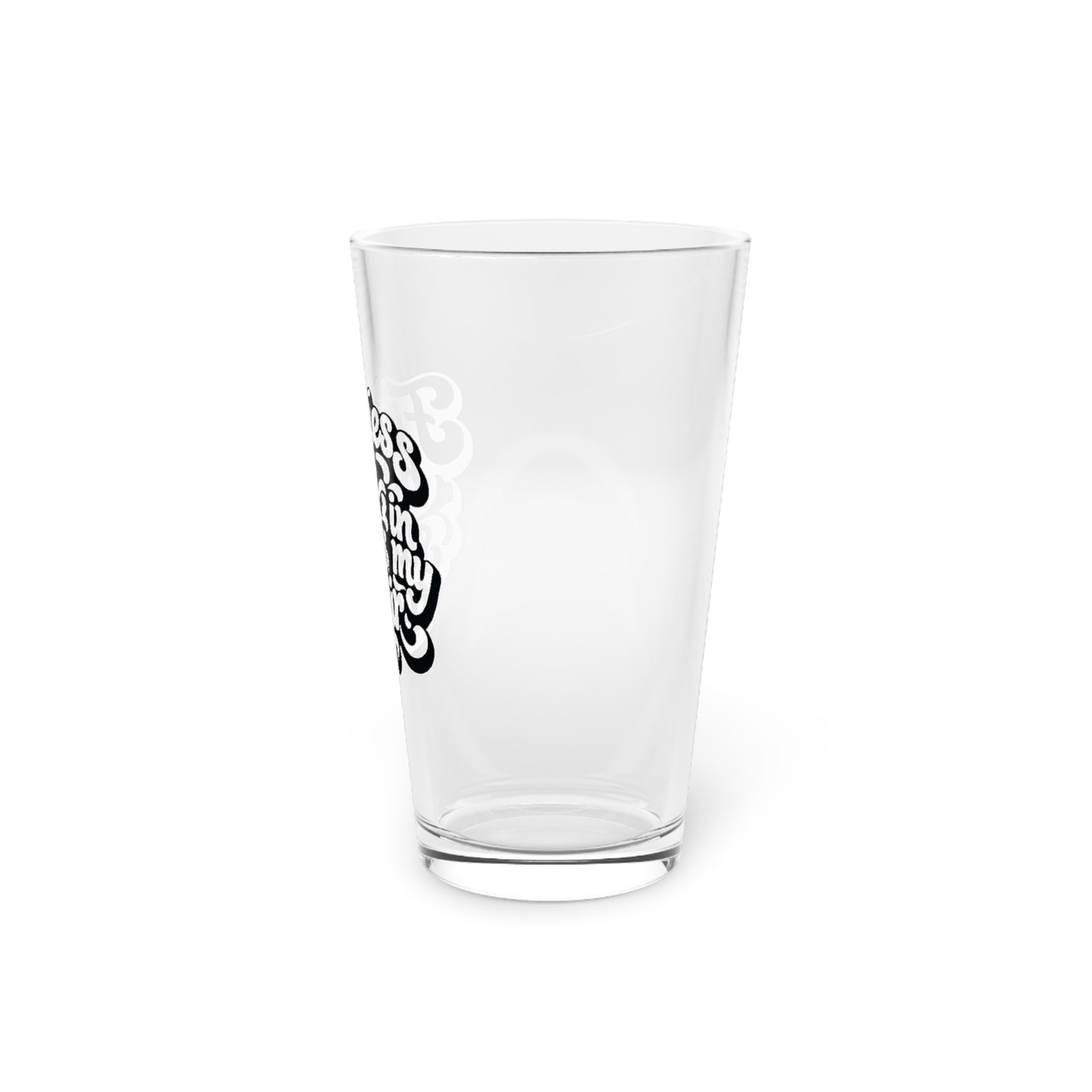Flawless hair starts in my chair Beer Glass