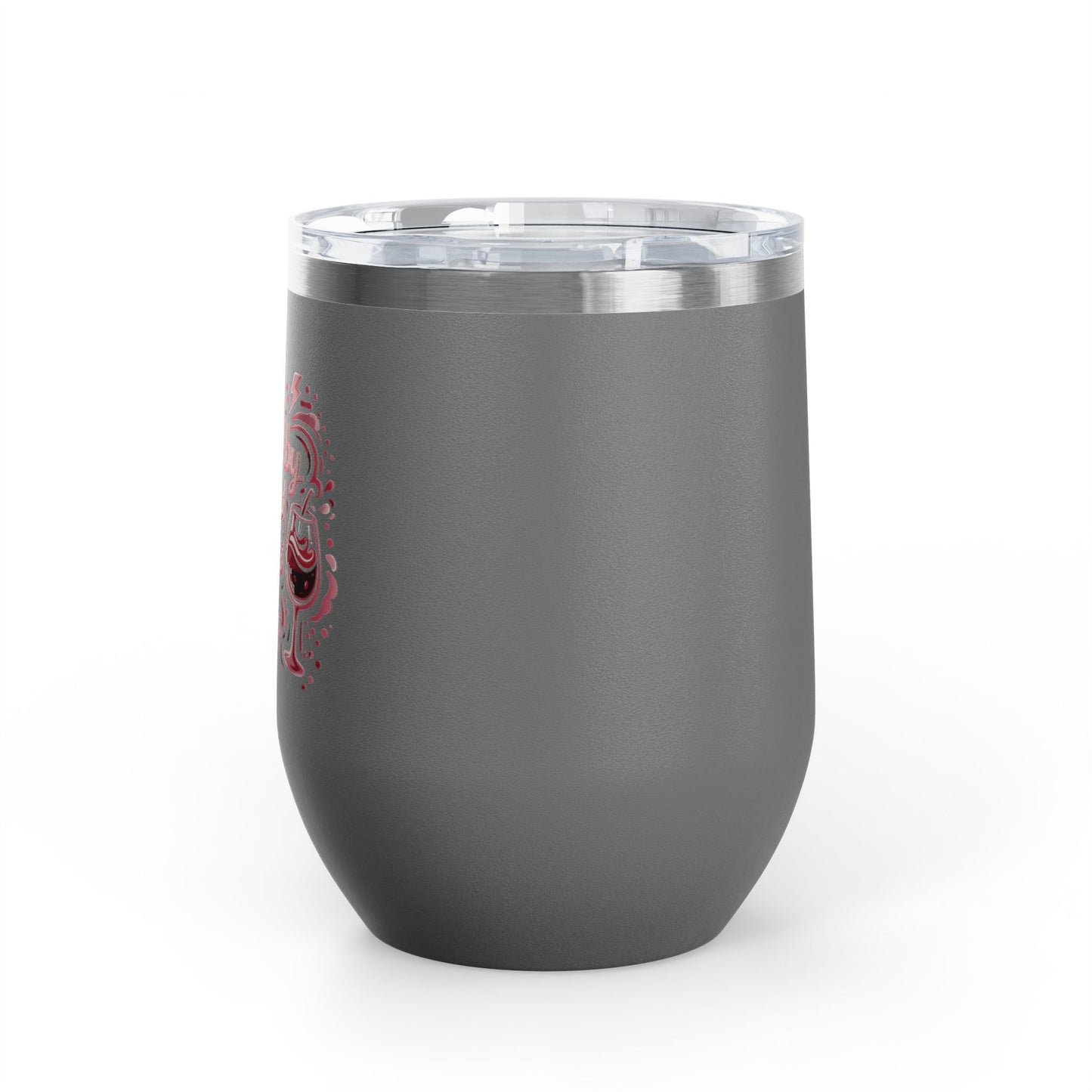 Powered by wine and bad decisions Wine Tumbler
