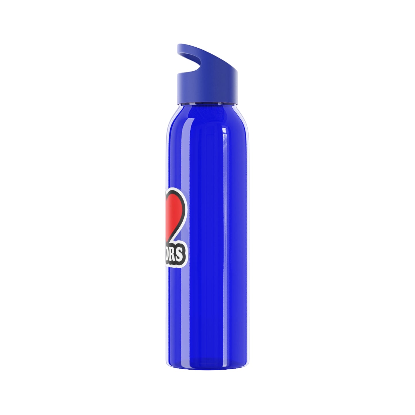 I love doctors faux sticker Water Bottle