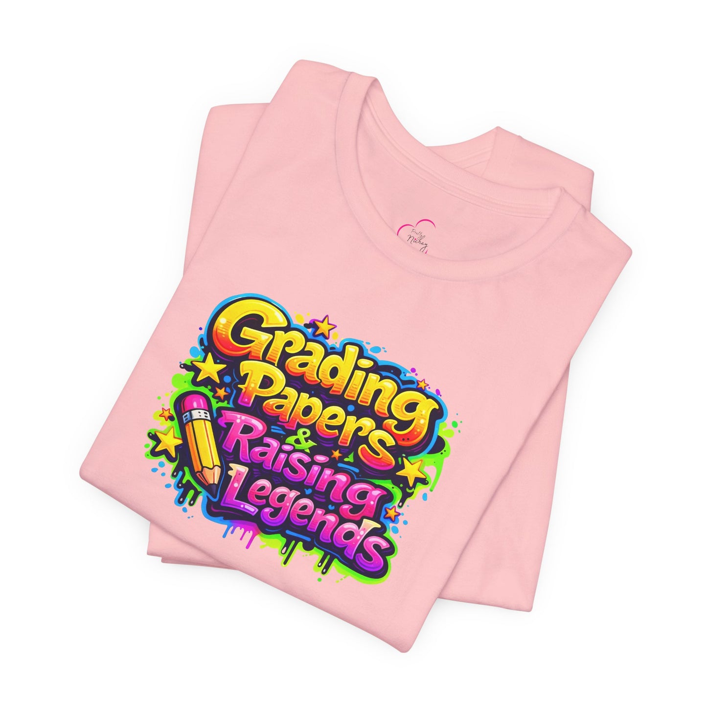 Grading papers & raising legends T-shirt
