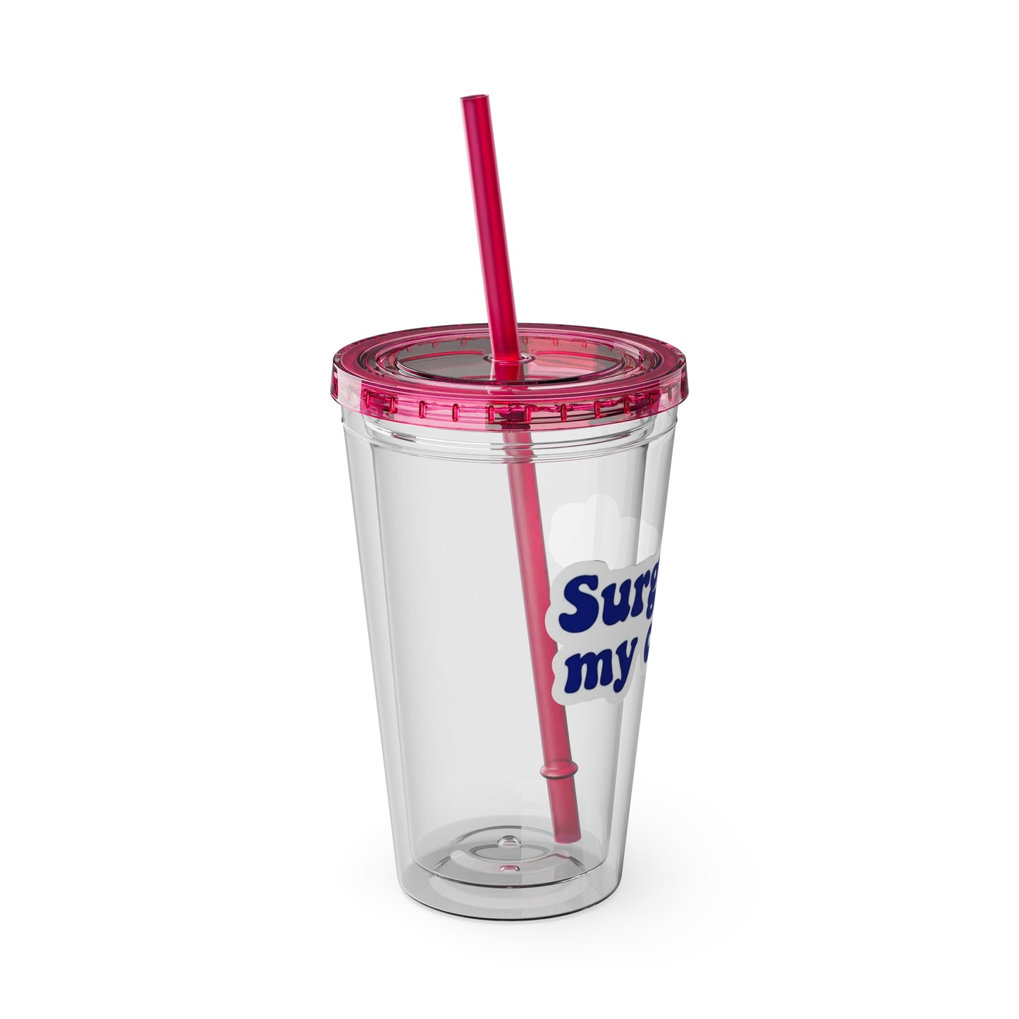 Surgery is my cardio Clear Insulated Cup