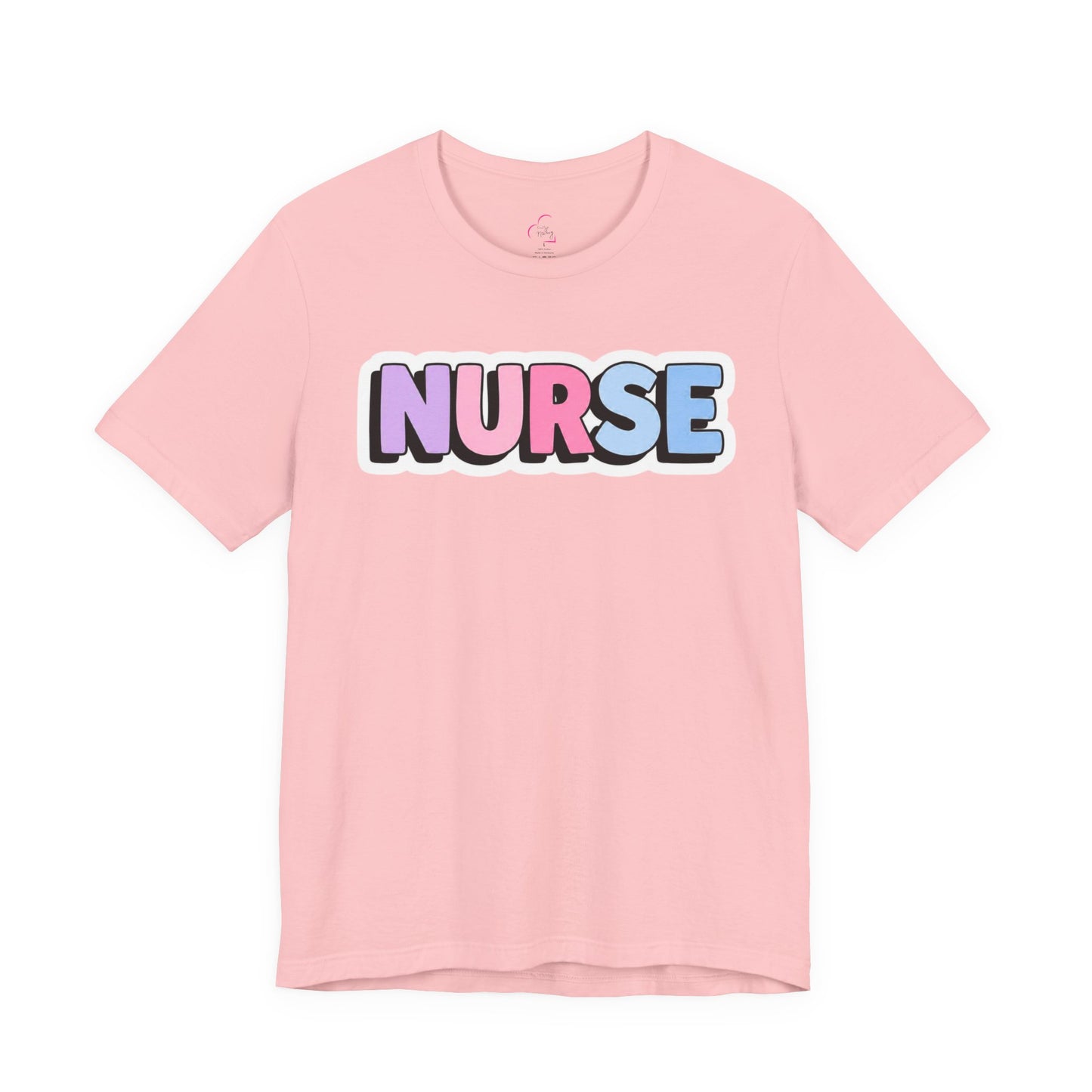 NURSE faux sticker T-shirt