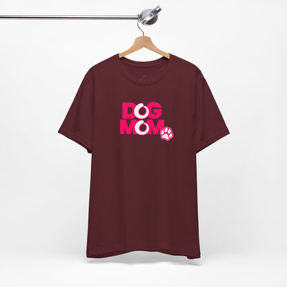 Dog mom pink T-shirt