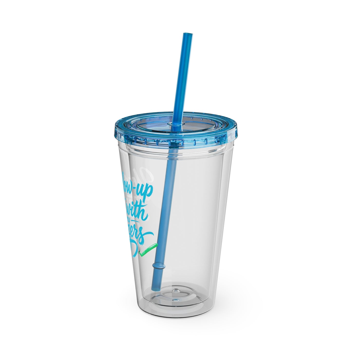 Your glow up starts with my tweezers Clear Insulated Cup