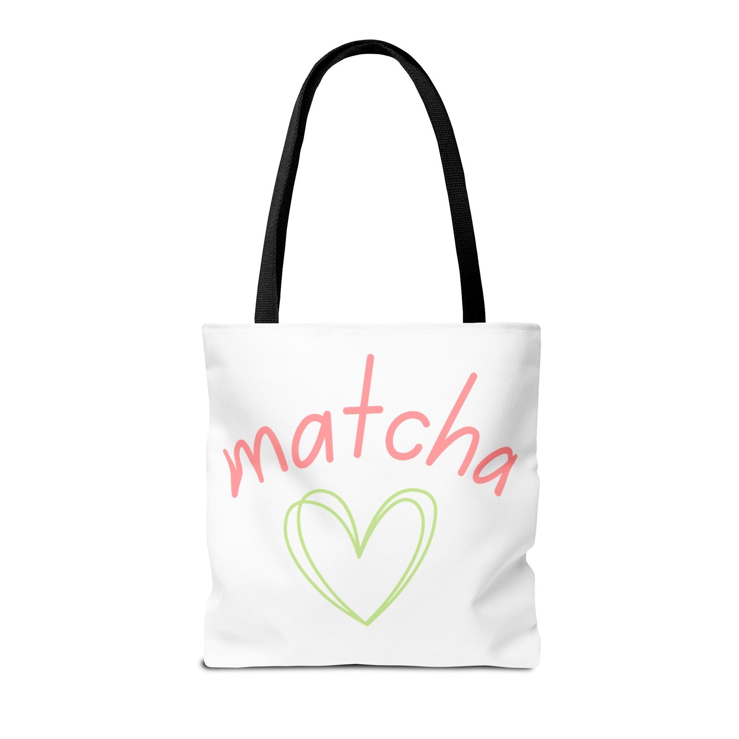 Matcha Heart Tote Bag