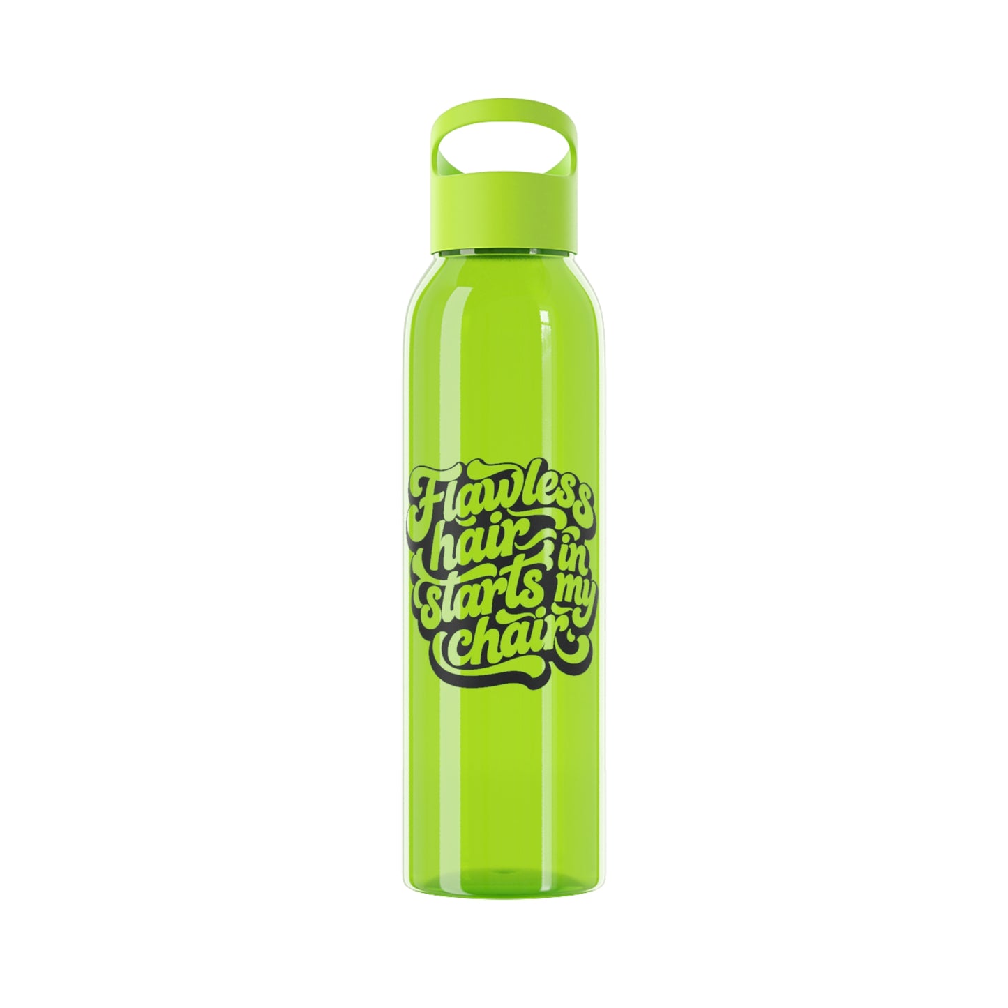 Flawless hair starts in my chair Water Bottle