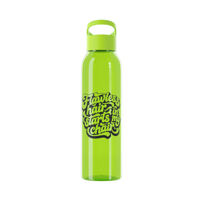 Flawless hair starts in my chair Water Bottle