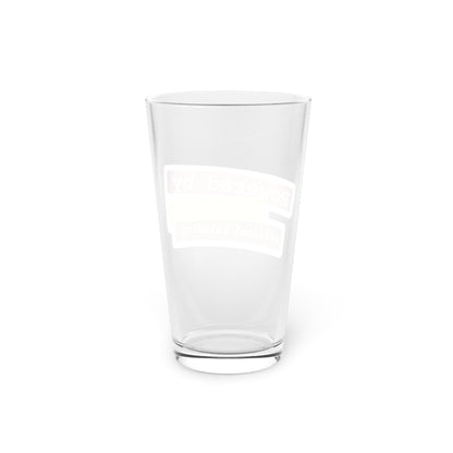 Powered by caffeine and critical thinking Beer Glass
