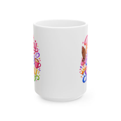 Pray, sip, slay Mug