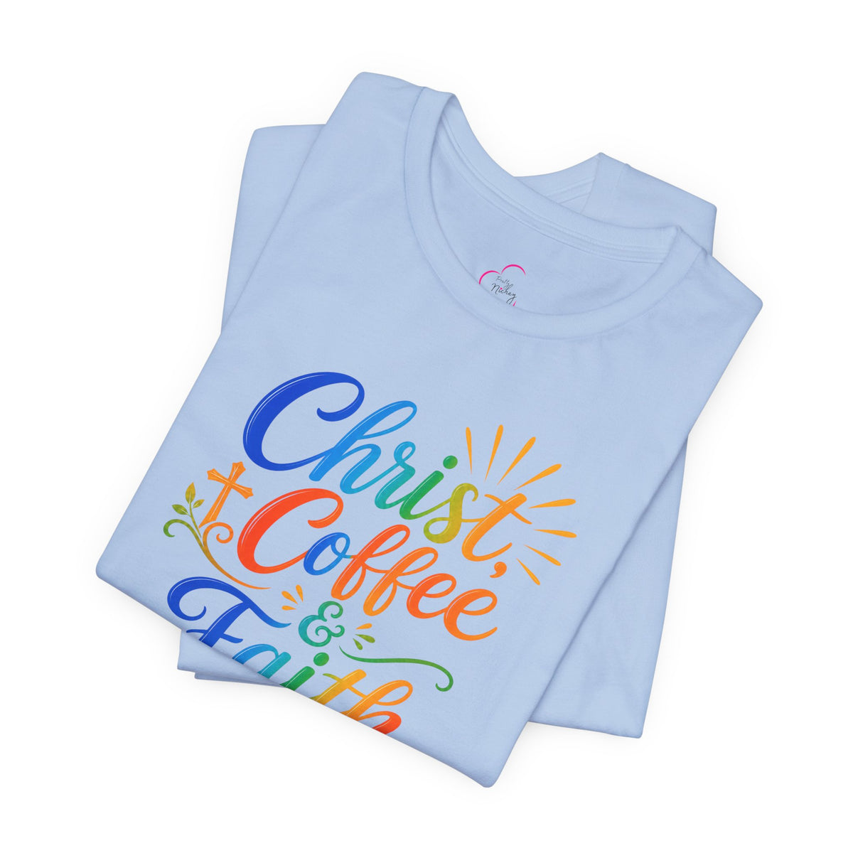 Christ, coffee and faith T-shirt